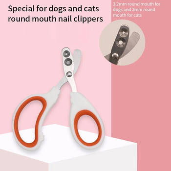 Професионална котешка нокторезачка за малка котка куче от неръждаема стомана кученце нокти нож ножица за подстригване на нокти домашни любимци тример