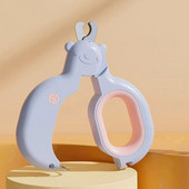 Kassiküünelõikur küülikulõikuri küülikulõikur Premium LED-valgustusega lemmikloomade küünekäärid roostevabast terasest teraga ergonoomiline käepide, mis sobib ideaalselt koertele