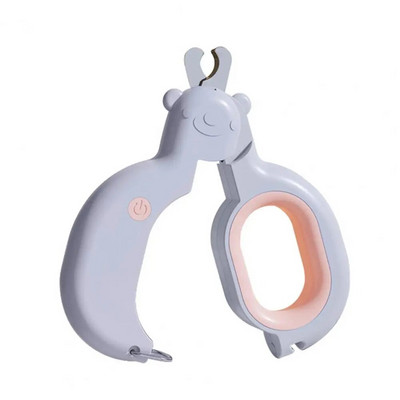 Kassiküünelõikur küülikulõikuri küülikulõikur Premium LED-valgustusega lemmikloomade küünekäärid roostevabast terasest teraga ergonoomiline käepide, mis sobib ideaalselt koertele