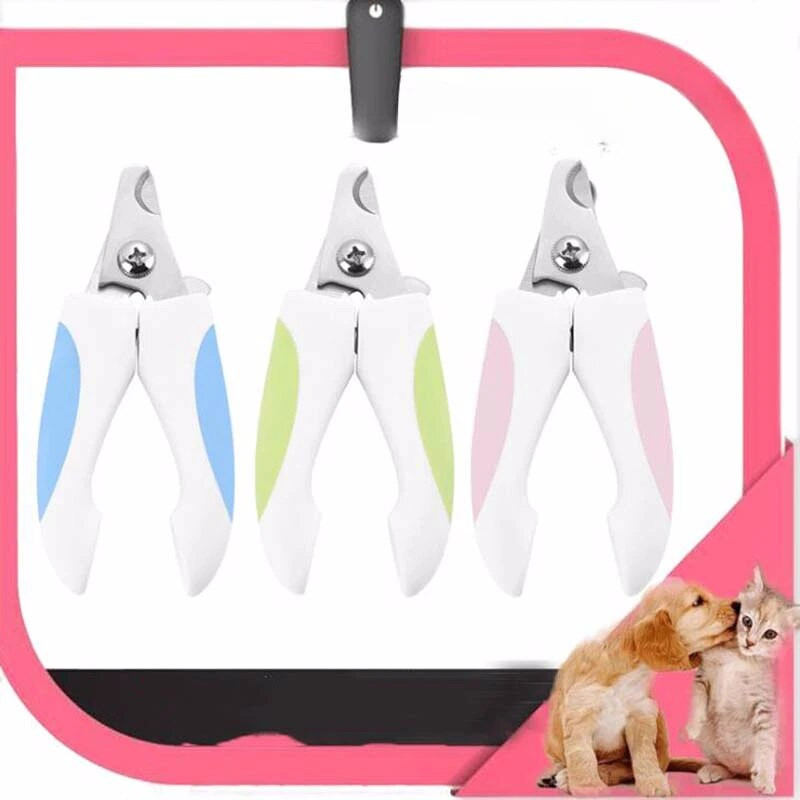 Mājdzīvnieku kaķu suņu nagu grieznes Nerūsējošā tērauda nagu šķēres Suņu kaķu nagu grieznes Mājdzīvnieku tīrīšanas instrumenti