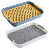 Nurgas prügialus Pritsmevastane Kass WC Lemmikloomade liivakasti alus Voodipann Väikesed loomad Varud Lemmiklooma tualettpoti kandik drenaažiga