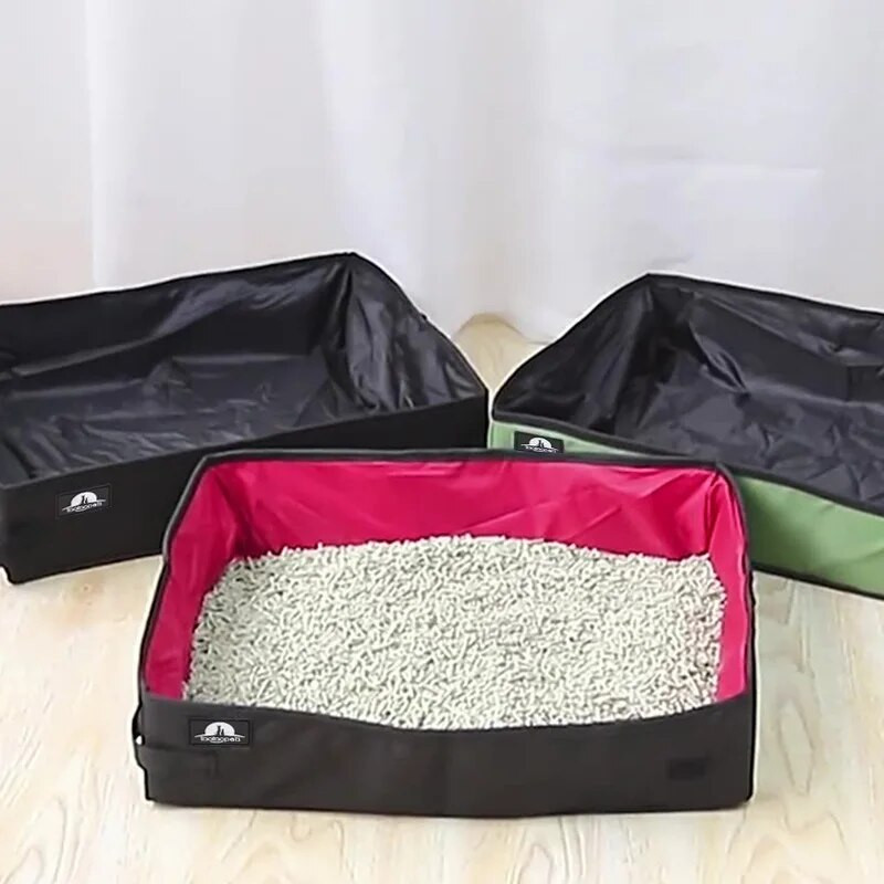 Suņu tualetes salokāma kaķu pakaišu kaste Pārnēsājama salokāma ceļojumu mājdzīvnieku pakaiši Suņu tualetes paliktnis Kaķu pakaiši Ūdensizturīgi āra kaķu pakaiši