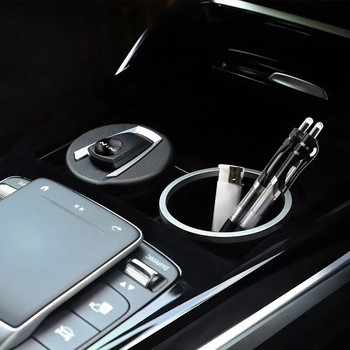 Чаша за пепелник за цигари за кола LED светлина Преносима разглобяема за Hyundai I30 I20 IX35 Accent Tucson Elantra Getz Genesis Sonata