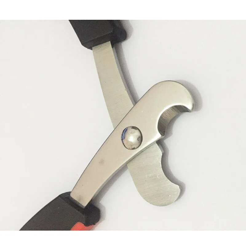 Profesionāla nerūsējošā tērauda mājdzīvnieku suņu nagu griešanas mašīna kopšanas šķēres grieznes dzīvnieku kaķu mājdzīvnieku nagu kopšanas pedikīra vīle