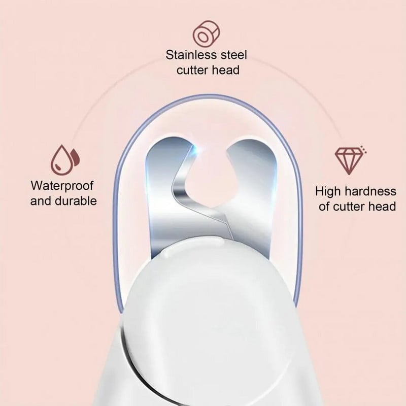 Mājdzīvnieku nagu griezējs Ērts rokturis Slēptā vīle Mājdzīvnieku nagu trimmeris Mājdzīvnieku kaķu suņu LED nagu griešanas rīks Mājdzīvnieku piederumi