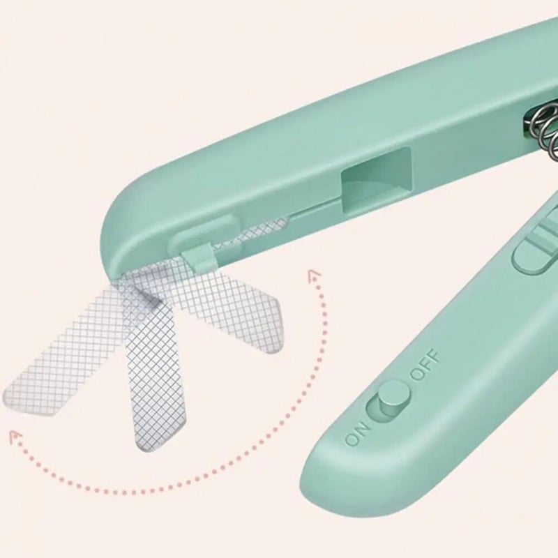 Mājdzīvnieku nagu griezējs Ērts rokturis Slēptā vīle Mājdzīvnieku nagu trimmeris Mājdzīvnieku kaķu suņu LED nagu griešanas rīks Mājdzīvnieku piederumi