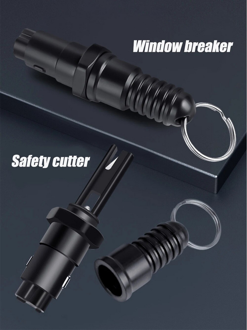 Automašīnas drošības āmurs Auto avārijas stikla loga lauzējs drošības jostas griezējs dzīvības glābšanas automašīnas avārijas avārijas āmurs izdzīvošanas svilpe