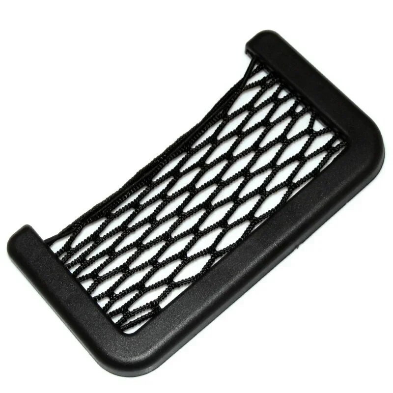 Automašīnas glabāšanas soma Tīkla kabatas aksesuāri meitenēm Automašīnas piekarināmais ornaments var novietot tālruņa maiņas karti