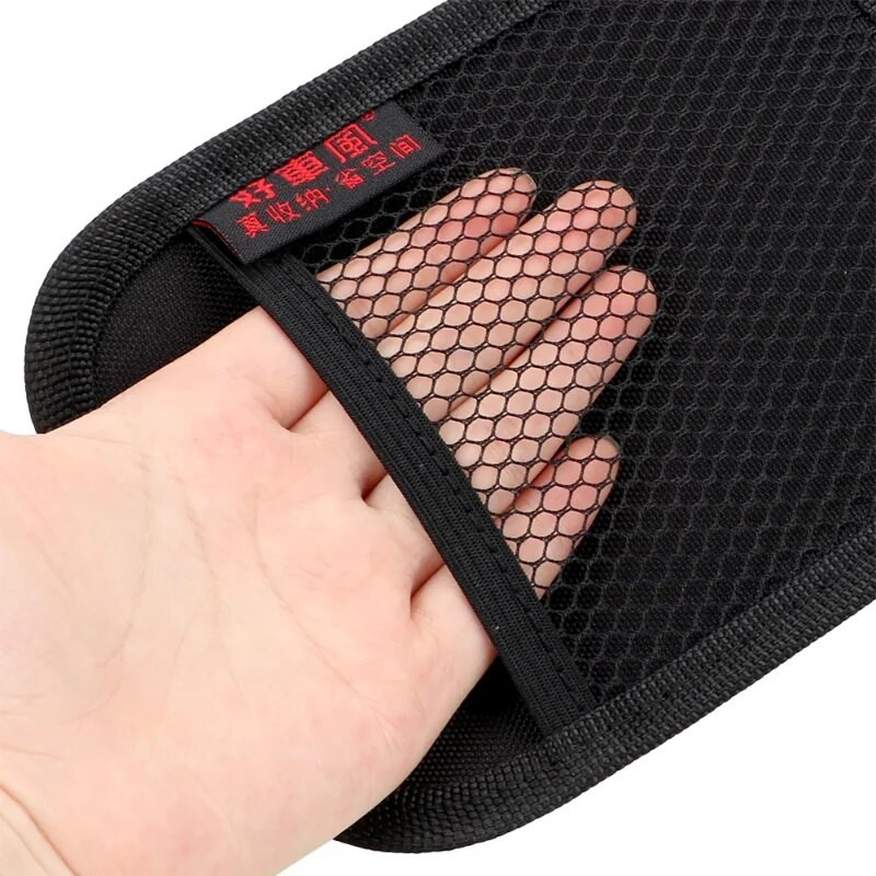 Mazs auto tīkls kabata āda Oksforda audums sieta soma Telefoni monētas atslēgas glabāšana tīkla soma Automašīnas salona organizators Krāvums Tīrīšana