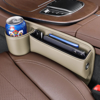 Multifunction Seat Car Seat Gap Organizer Storage Box Τσέπη Πορτοφόλι γενικής χρήσης Κλειδιά κάρτας Θήκη τηλεφώνου για φλιτζάνια Εσωτερικά αξεσουάρ αυτοκινήτου