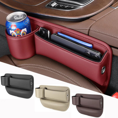 Organizator multifuncțional pentru scaune auto, cutie de depozitare, buzunar, portofel universal, chei, card, pahar, telefon, accesorii pentru interior auto