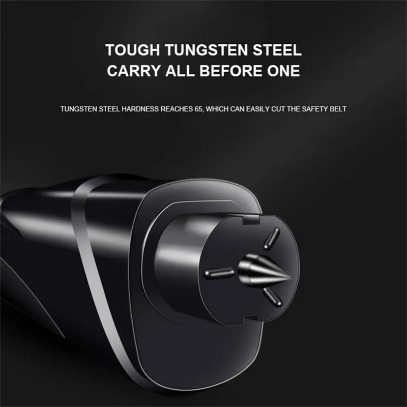 Automašīnas izsists logs, āmurs, drošības jostas griezējs, drošības siksnas griezējs, glābšanas un glābšanas rīki, automātiskais logu stikls, mini pārnēsājams atslēgu piekariņš Lifesavin