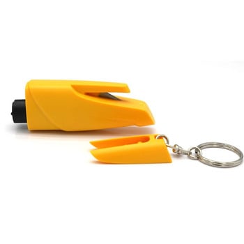 Автоматичен чук за безопасност Автомобилен аварийно-спасителен нож Животоспасяващ нож за предпазен колан с ключодържател Разбивач на прозорци Авариен чук за стъкло