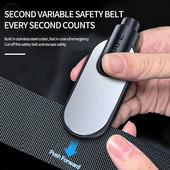 Mini auto drošības āmurs Metāla logu lauzējs Dzīvības glābšanas āmurs Iebūvēts drošības jostas griešanas nazis Automašīnas avārijas pašapkalpošanās rīki