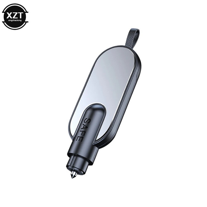 Mini auto drošības āmurs Metāla logu lauzējs Dzīvības glābšanas āmurs Iebūvēts drošības jostas griešanas nazis Automašīnas avārijas pašapkalpošanās rīki