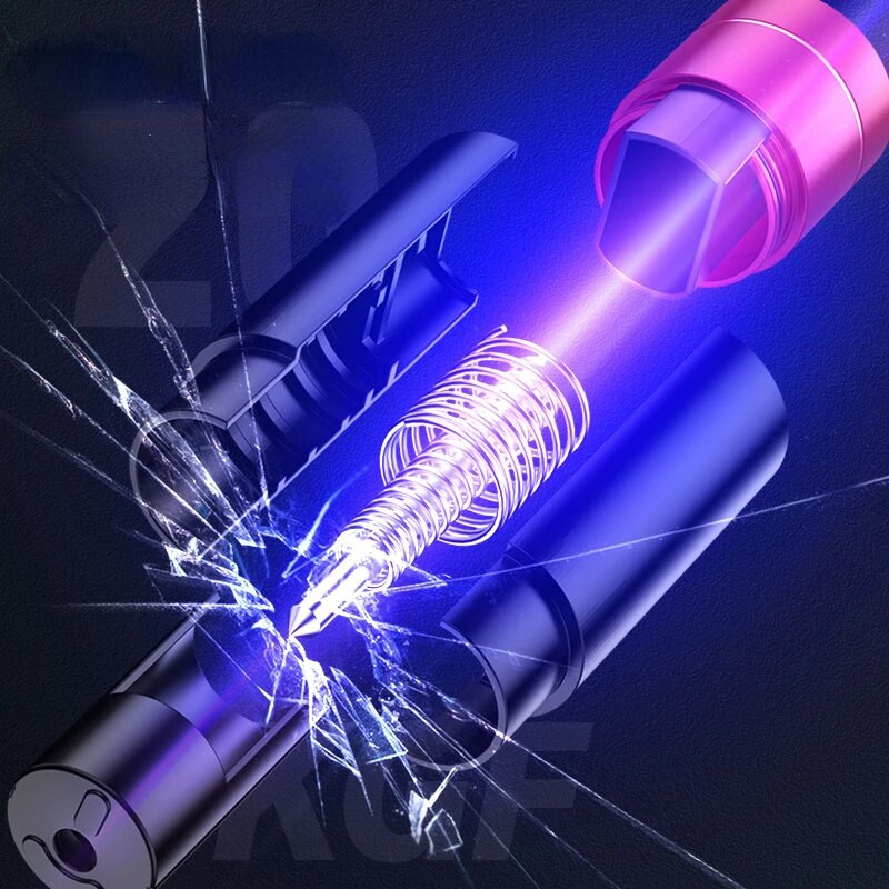 Σφυρί αυτοκινήτου Ασφάλεια Αυτοκινήτου Σφυρί Έκτακτης Ανάγκης Ζώνης Ασφαλείας Κόφτης Μαχαίρι Εργαλείο Αυτοκινήτου Σωζωτικό Σφυρί Διαφυγής Κράμα αλουμινίου