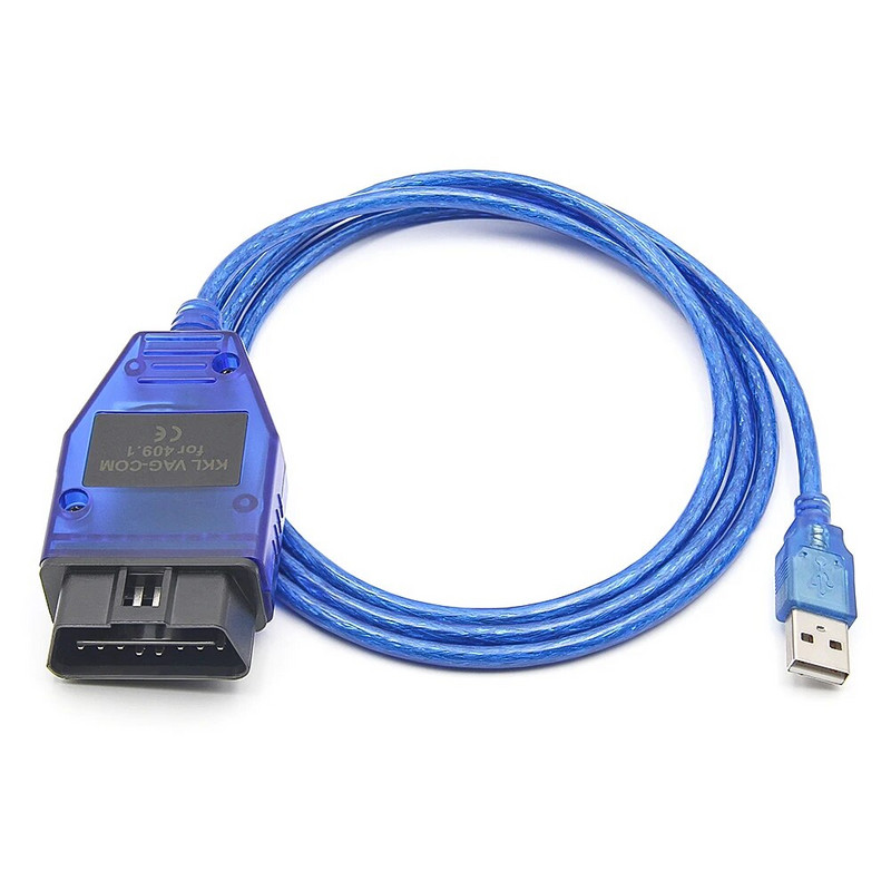 VAG KKL 409.1 Ar FTDI/CH340T OBD 2 OBD2 Auto diagnostikas vag com Interfeisa kabelis 409 1 VW/Audi/Skoda/Seat Auto Scanner Tool