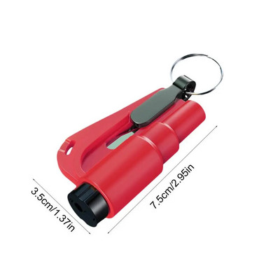 Āmurs iebūvēts griezējs Transportlīdzekļa drošības rīks Automotive Escape Āmurs Auto Logu Stikla Escape Auto Fire Rollover Electric