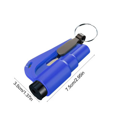 Āmurs iebūvēts griezējs Transportlīdzekļa drošības rīks Automotive Escape Āmurs Auto Logu Stikla Escape Auto Fire Rollover Electric