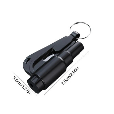 Āmurs iebūvēts griezējs Transportlīdzekļa drošības rīks Automotive Escape Āmurs Auto Logu Stikla Escape Auto Fire Rollover Electric