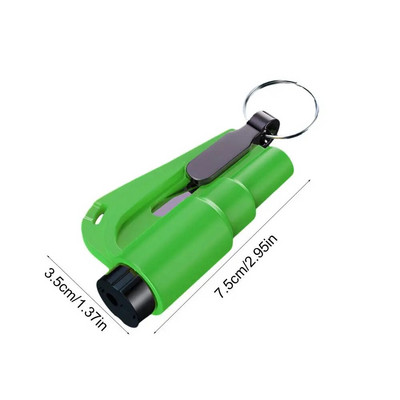 Āmurs iebūvēts griezējs Transportlīdzekļa drošības rīks Automotive Escape Āmurs Auto Logu Stikla Escape Auto Fire Rollover Electric