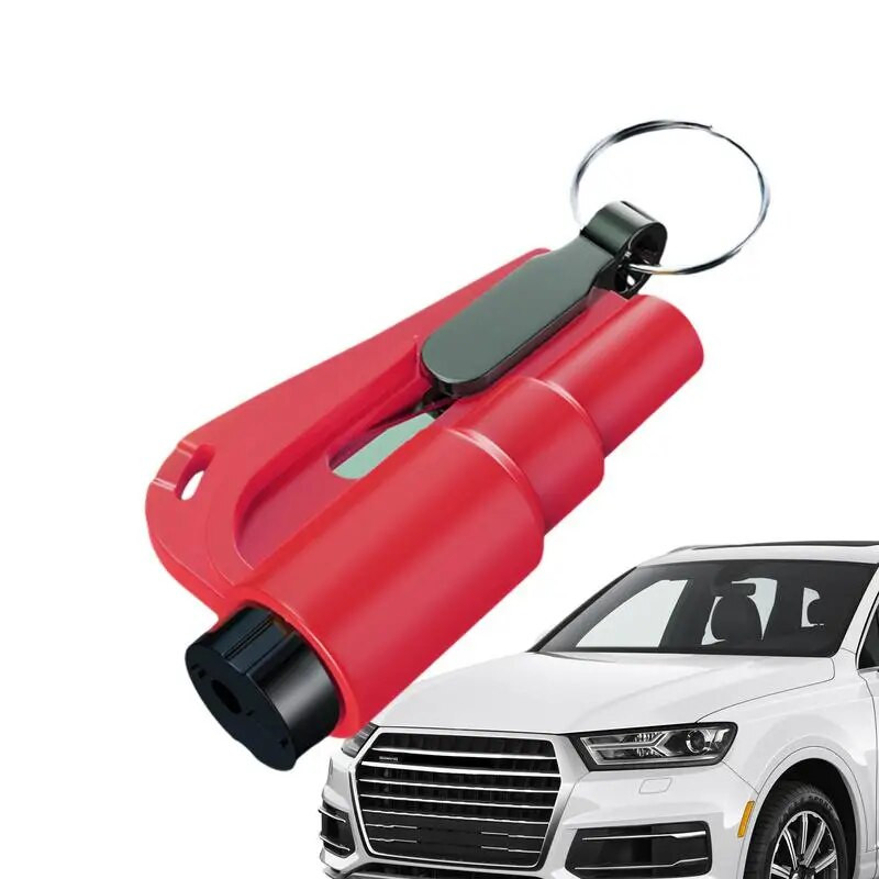 Āmurs iebūvēts griezējs Transportlīdzekļa drošības rīks Automotive Escape Āmurs Auto Logu Stikla Escape Auto Fire Rollover Electric