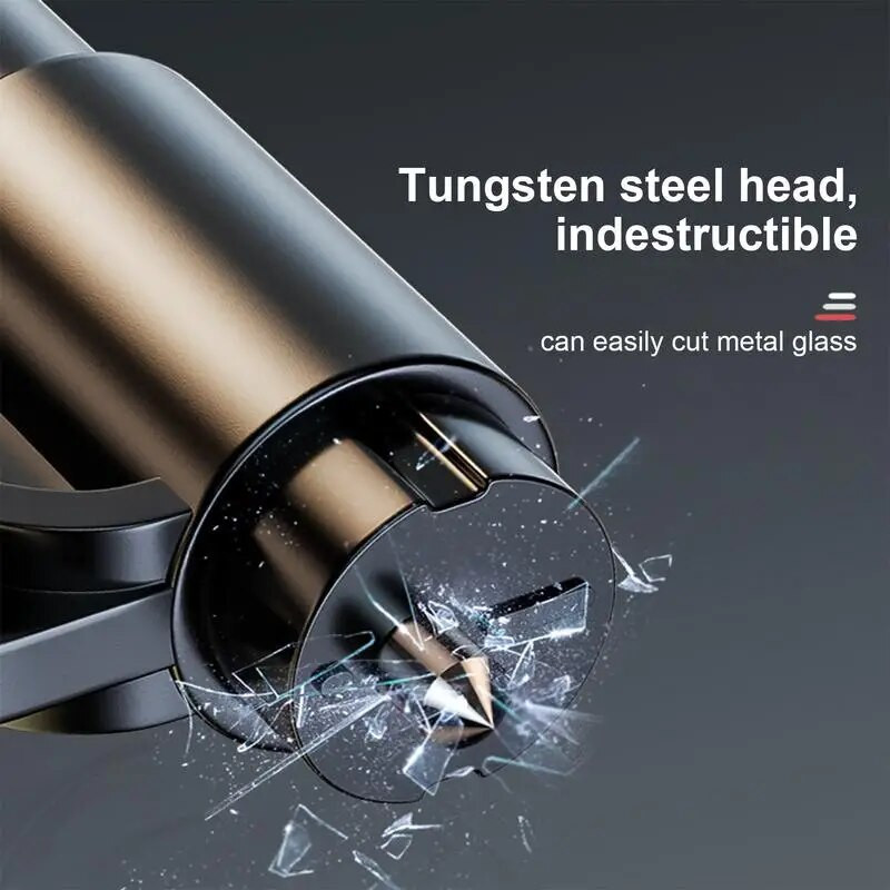 Āmurs iebūvēts griezējs Transportlīdzekļa drošības rīks Automotive Escape Āmurs Auto Logu Stikla Escape Auto Fire Rollover Electric