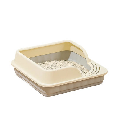 Macskaalom doboz ürülék kiképző homokos alomdoboz macska kutyatálca kisállat-vécé edény fröccsenésálló kutya vécé kisállat kellékek