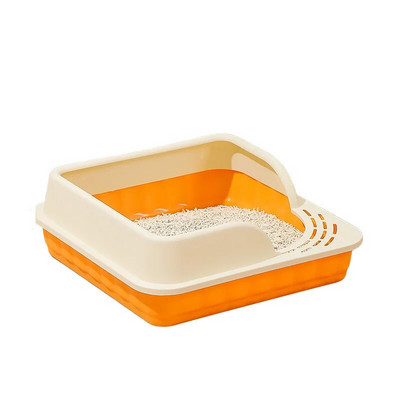 Macskaalom doboz ürülék kiképző homokos alomdoboz macska kutyatálca kisállat-vécé edény fröccsenésálló kutya vécé kisállat kellékek