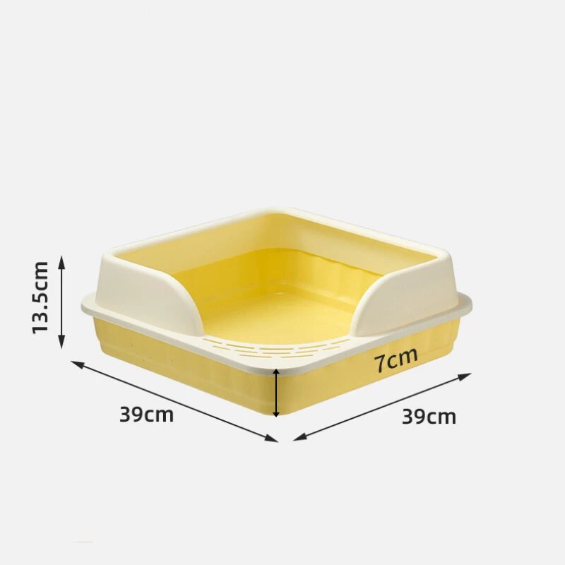 Macskaalom doboz ürülék kiképző homokos alomdoboz macska kutyatálca kisállat-vécé edény fröccsenésálló kutya vécé kisállat kellékek