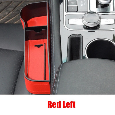 Automašīnas sēdekļa sprauga uzglabāšanas soma Organizatora glabāšanas kabata maciņam Tālruņa brillēm Šķēluma kabata uzlādes kabeļa caurums Automašīnu piederumi