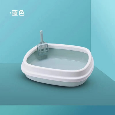 Macskaalomdoboz 1 készlet ürülékképző homokos alomdoboz Macskakutyatálca gombóc kisállat-vécével Ágytálca fröccsenésgátló kutyavécé