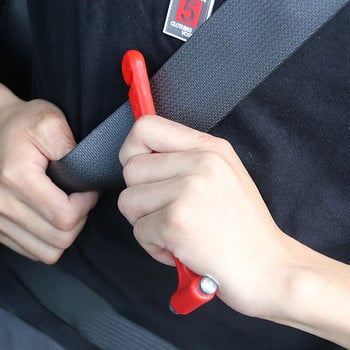 Mini Life Saving Escape Emergency Safety Hammer 2 In1 Car Safety Summer Seat Seat Bet Break Window Glass Breaker Car Rescue Tool