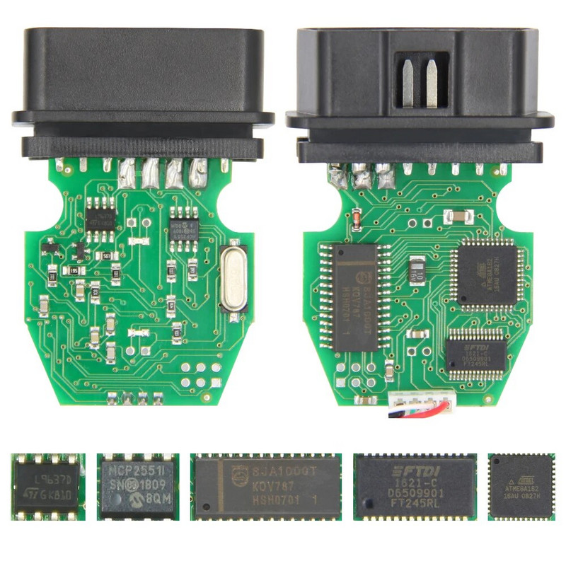 Jauns VAG CAN PRO V5.5.1 ar FTDI FT245RL VCP OBD2 diagnostikas interfeisu USB kabeļa atbalsts Can Bus UDS K Line darbojas AUDI/VW