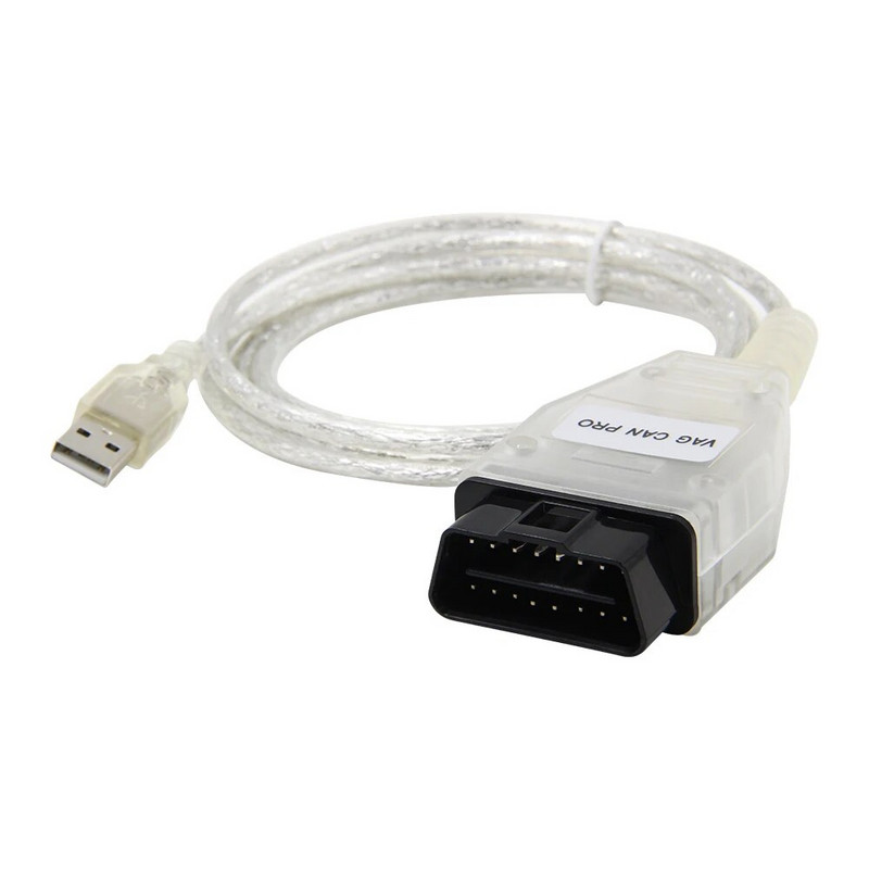 Jauns VAG CAN PRO V5.5.1 ar FTDI FT245RL VCP OBD2 diagnostikas interfeisu USB kabeļa atbalsts Can Bus UDS K Line darbojas AUDI/VW