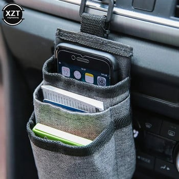 Κιβώτιο οργάνωσης αποθήκευσης αυτοκινήτου Oxford θήκη κρεμαστής τσάντας Εξαερισμός αποθήκευσης Τακτοποίηση σε αυτόματο τηλέφωνο Τσάντα κουβά τσέπης Αξεσουάρ αυτοκινήτου