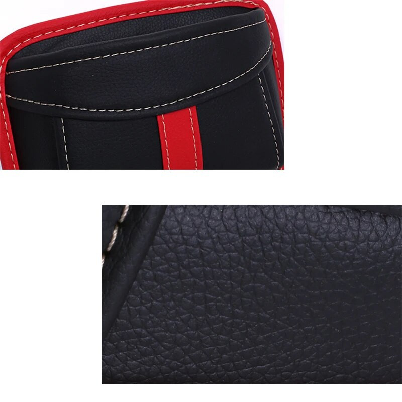 Univerzális autós tárolódoboz, többfunkciós PU bőr védhető rendeződoboz, paszta típusa törmelék függő mobiltelefon tárolópolc