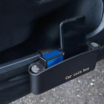 Κρεμαστή θήκη για κέρματα σκουπιδιών στην πλαϊνή πόρτα αυτοκινήτου Πλαστική θήκη τηλεφώνου Κουτί αποθήκευσης 2020