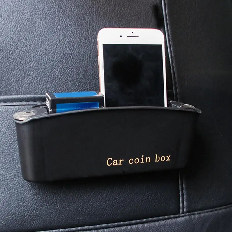 Κρεμαστή θήκη για κέρματα σκουπιδιών στην πλαϊνή πόρτα αυτοκινήτου Πλαστική θήκη τηλεφώνου Κουτί αποθήκευσης 2020