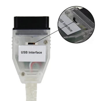 За BMW INPA Нови USB кабели за bmw K+DCAN USB интерфейс Диагностичен инструмент за BMW E46 K+CAN K CAN FTDI FT232 чип OBD2 скенер