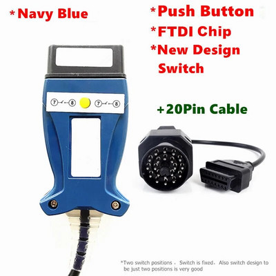 Priekš BMW INPA Jauni USB kabeļi priekš bmw K+DCAN USB interfeisa diagnostikas rīks priekš BMW E46 K+CAN K CAN FTDI FT232 Chip OBD2 Scanner