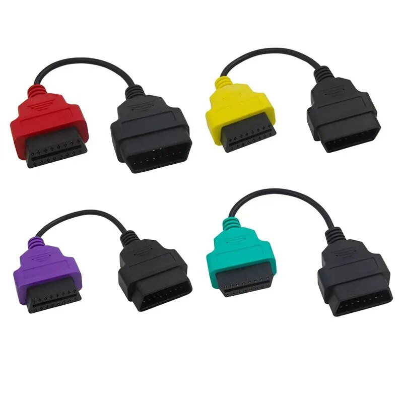 Multi ECUScan és FiatECUScan for Fiat for LANCIA támogatás Multi-Model Color Auto OBD2 csatlakozó diagnosztikai adapter kábel