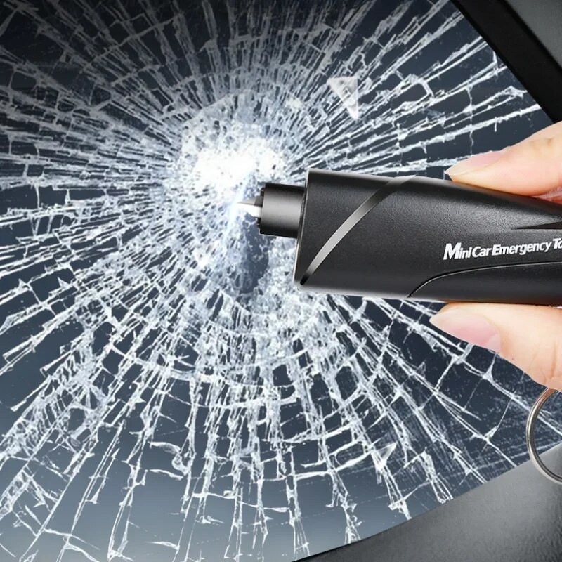 Sigurnosni čekić za auto, hitne slučajeve, razbijač prozora, rezač sigurnosnog pojasa, čekić za bijeg od aluminijske legure za spašavanje života