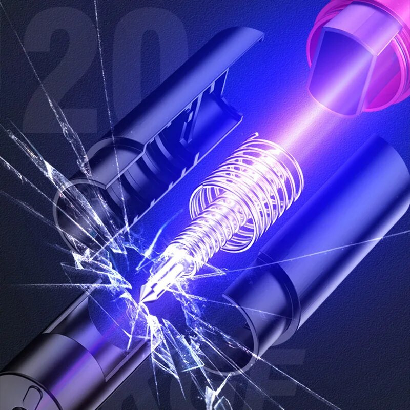 Višenamjenski 2 u 1 čekić za spašavanje automobila Čekić za bijeg u nuždi Staklo automobila Razbijeni prozor Rezač sigurnosnog pojasa Auto pribor