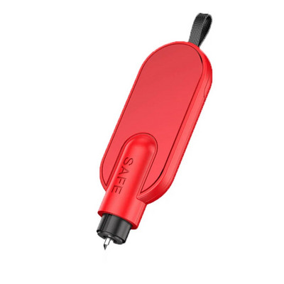 Automašīnas drošības āmurs dzīvības glābšanas drošības jostas griezējs, logu stikla rīks, automašīnas atslēgas aksesuāri, rotājumi, dekorēšana