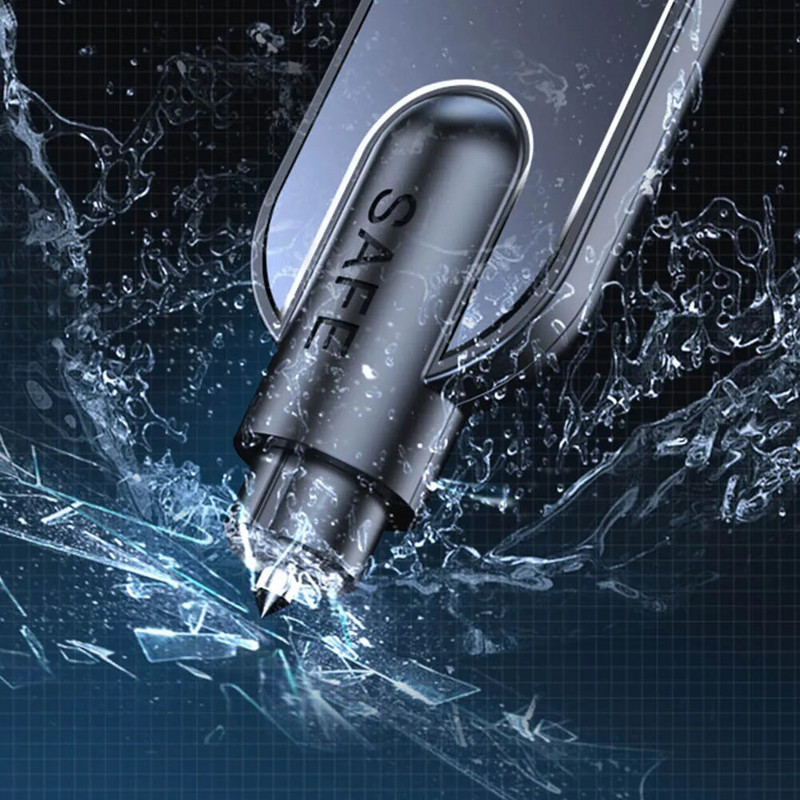 Automašīnas drošības āmurs dzīvības glābšanas drošības jostas griezējs, logu stikla rīks, automašīnas atslēgas aksesuāri, rotājumi, dekorēšana