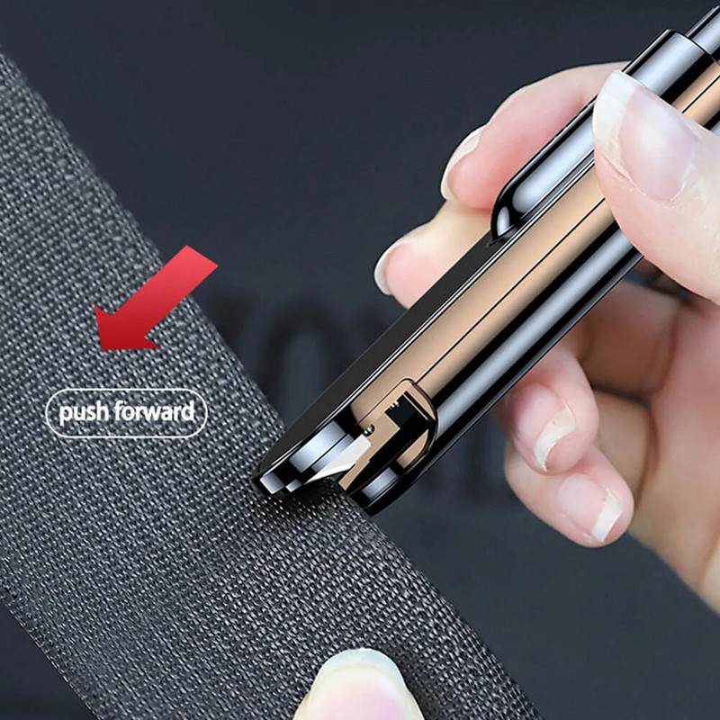 Automašīnas drošības āmurs dzīvības glābšanas drošības jostas griezējs, logu stikla rīks, automašīnas atslēgas aksesuāri, rotājumi, dekorēšana