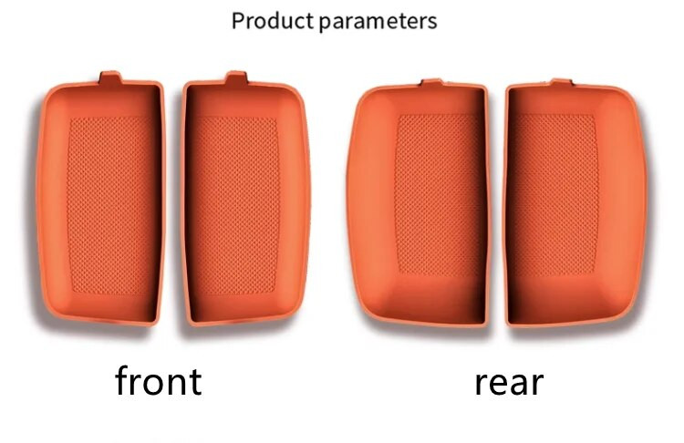 For Leading Ideal LiXiang 2022 2023 L7 L8 L9 Ručka za unutarnja vrata automobila Silikonska podloga za pohranu Utor za vrata Zaštitna podloga Dodaci