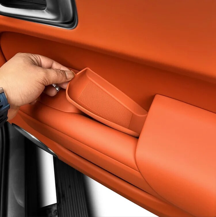 For Leading Ideal LiXiang 2022 2023 L7 L8 L9 Ručka za unutarnja vrata automobila Silikonska podloga za pohranu Utor za vrata Zaštitna podloga Dodaci