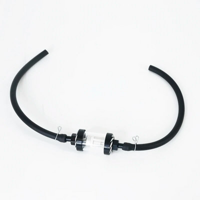 Filtru interior de combustibil pentru motocicletă de 8 mm Filtre de benzină + furtun benzină de 40 cm + 4 cleme Moto Scooter Dirt Bike